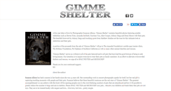 Desktop Screenshot of gimmeshelterbook.com